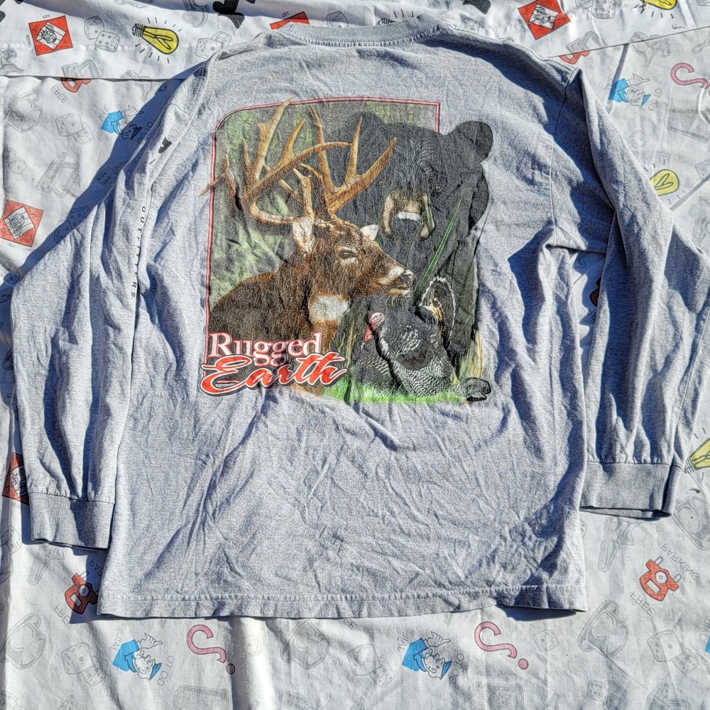 Rugged Earth Wildlife Nature Long Sleeve Shirt